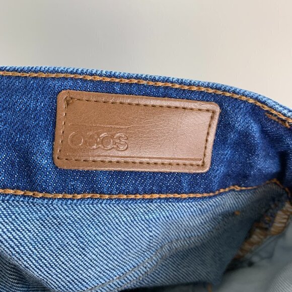 ASOS Denim Distressed Medium Wash Skinny Jean - Fits Like a Size 14 - Picture 6 of 8